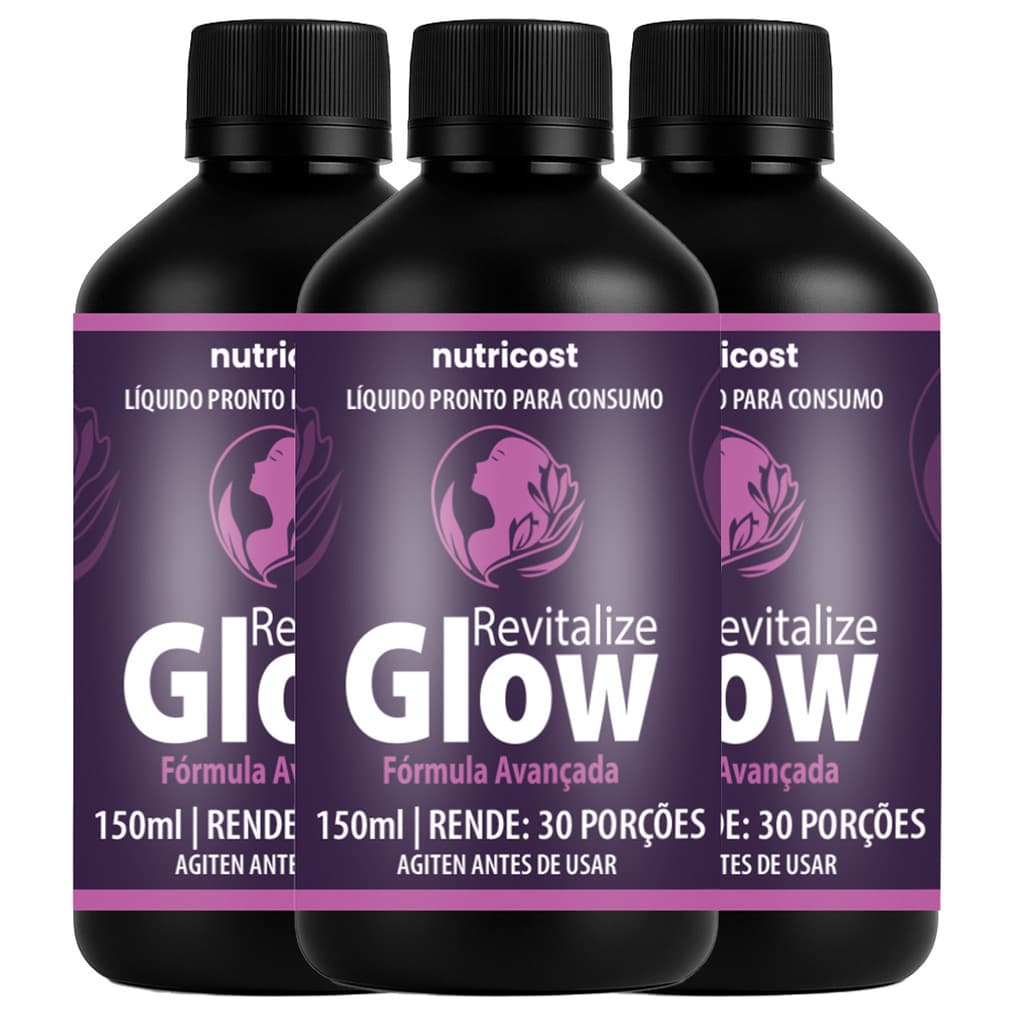 3X REVITALIZE GLOW 150ML | SUPLEMENTO ALIMENTAR | ENVIO IMEDIATO