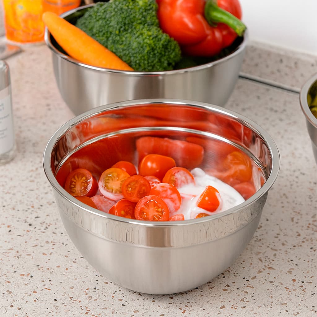 Bowl 30cm Aço Inox Fundo 5700ml Alta Qualidade Profissional