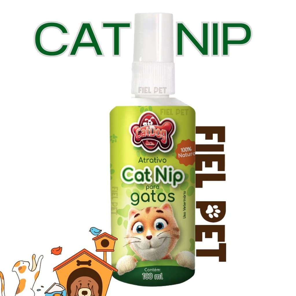 Atrativo Catnip Líquido Para Gatos Erva Gatos Cat Dog 100Ml
