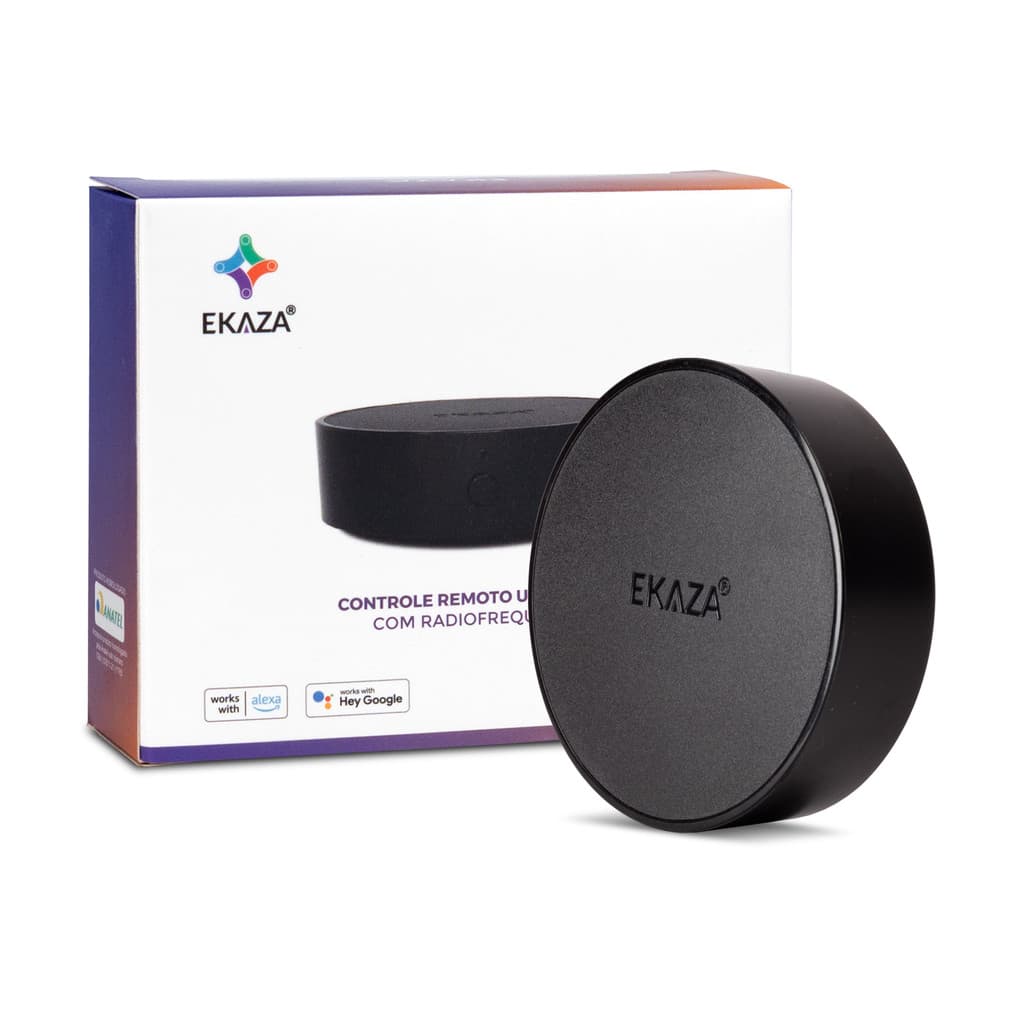 Controle Remoto Inteligente Universal RF+IR Ekaza Wifi Smart Alexa e Google