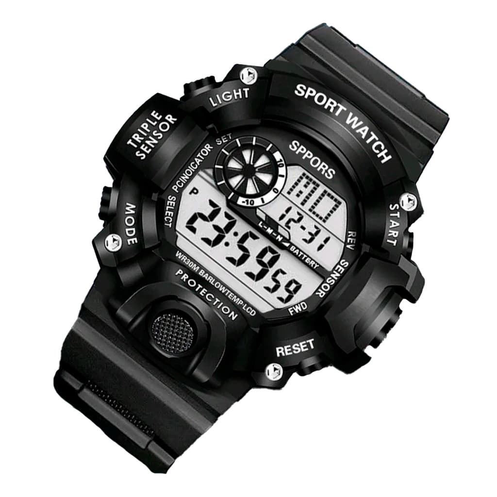 Relógio Digital Sport Watch Preto