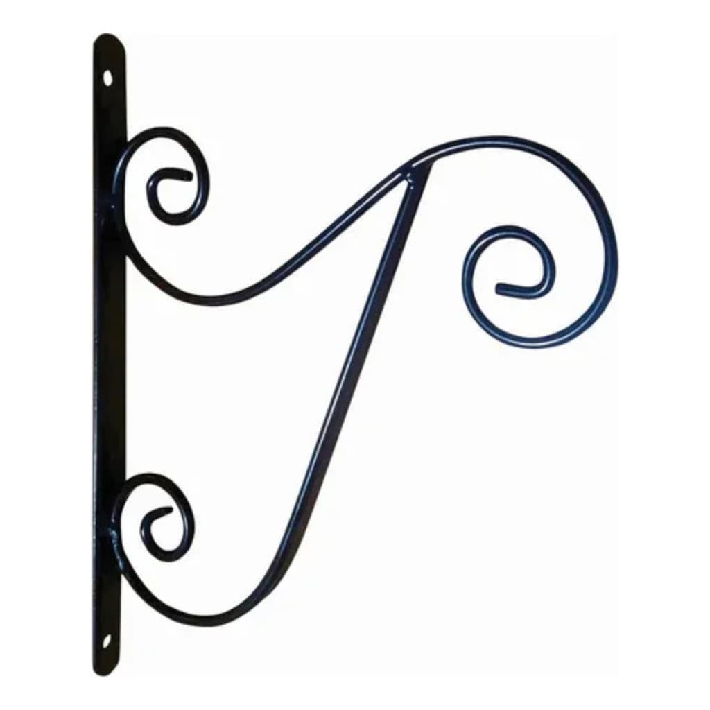 Suporte para Vaso de Barro Parede Ferro Colonial