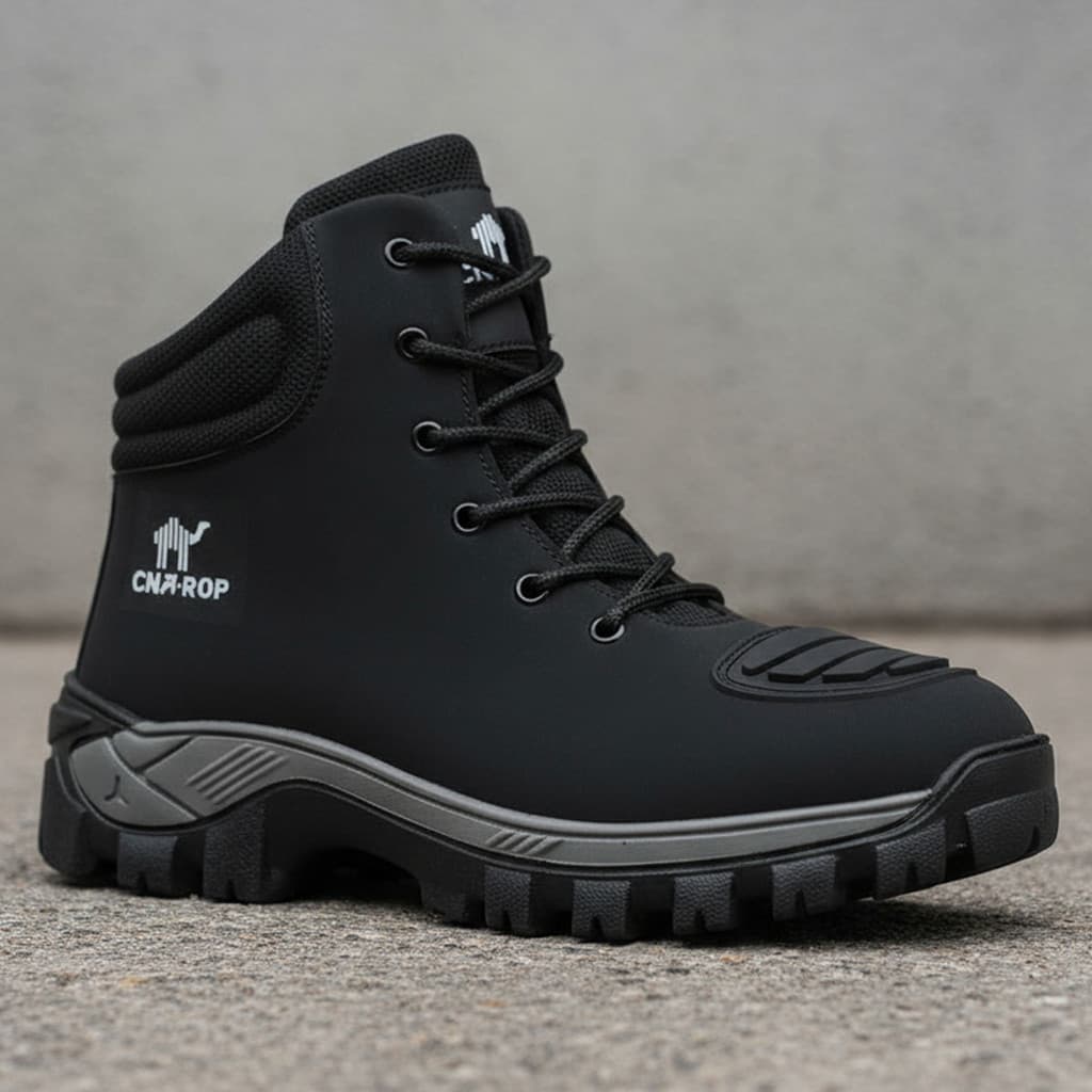 Bota Masculina Coturno Adventure Militar Tático Impermeável Confortável Tratorado Resistente Para Caminhada Moto