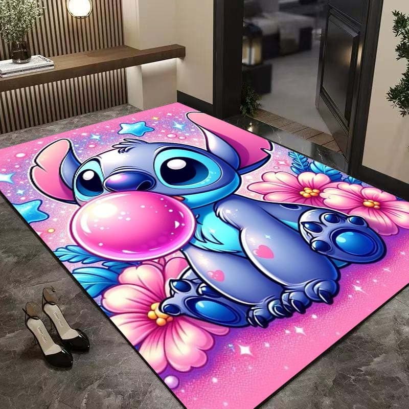 Disney Dos Desenhos Animados Lilo & Stitch HD Impresso 3D Tapete Para Sala De Estar Quarto Mesa Cadeira Sofá Tapetes Dec