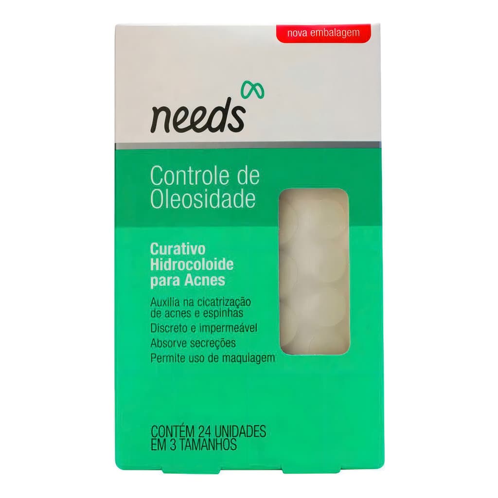 Needs Curativo Hidrocoloide Para Acne 24unidades