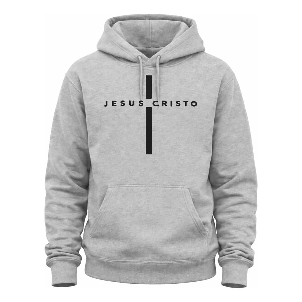 Moletom Canguru Algodão Plus Size Estampado Gospel