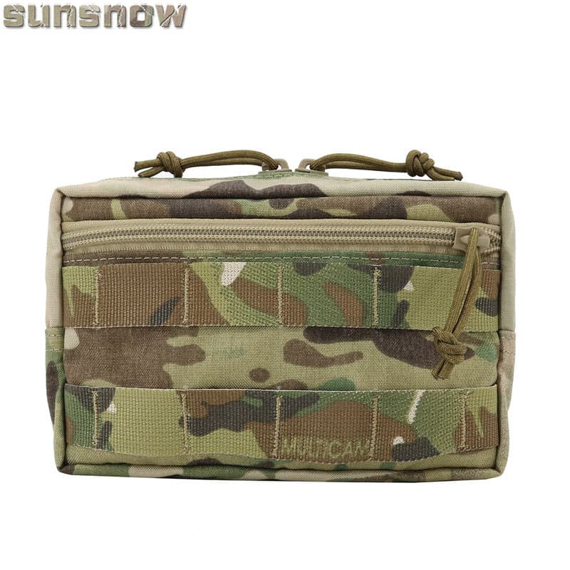 [Sun Snow Made] Bolsa de acessórios tático Bolsa de extensão de artigos diversos horizontais Bolsa de armazenamento EUA