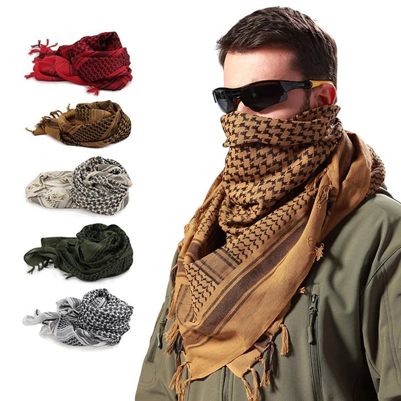 Lenço Versátil Unissex – Proteção Solar Leve E À Prova De Vento Para Viagens No Deserto/Ao Ar Livre/Diário