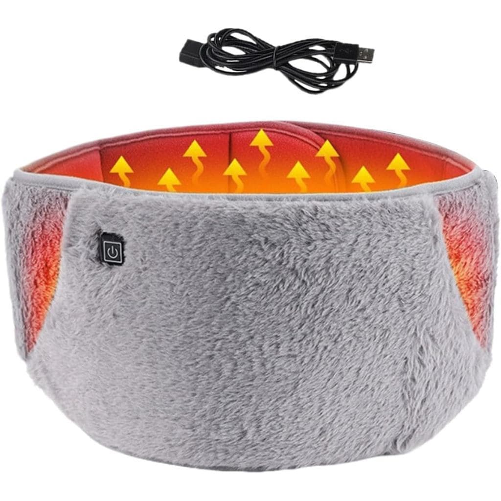 Almofada de aquecimento elétrica, almofada de aquecimento para a cintura com bolsos, ajuste de temperatura em 3 níveis,