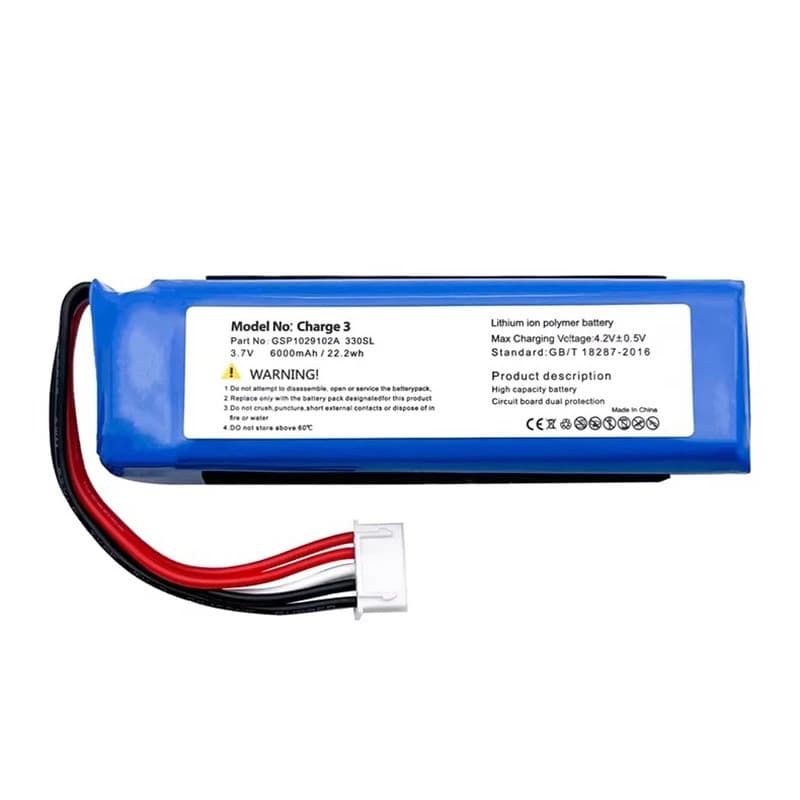 Alto-Falante Charge3 Gsp1029102um Pacote De Bateria De Lítio De 6000mAh