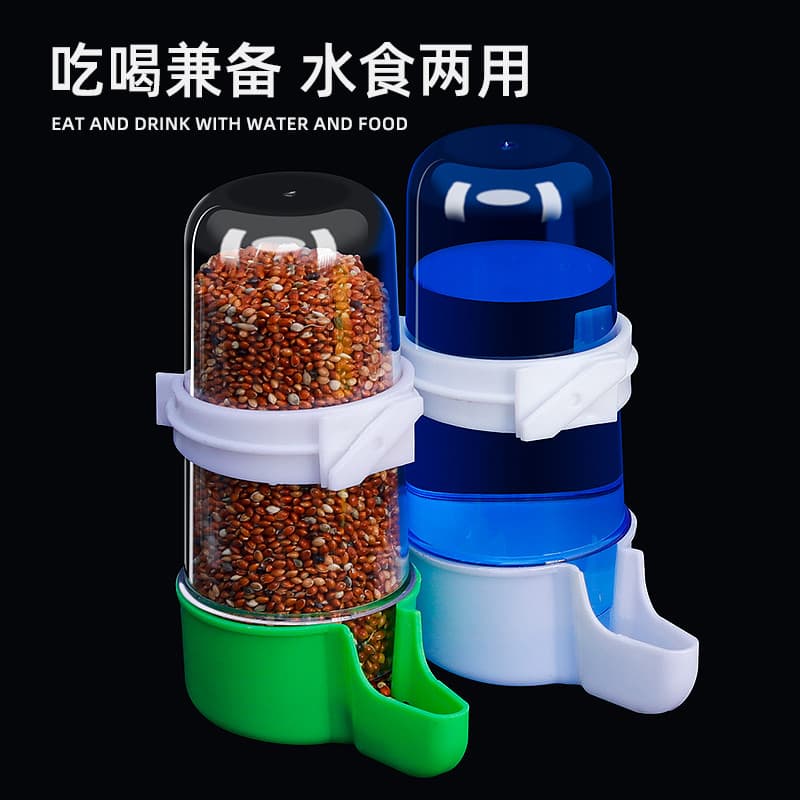 Alimentador de alimentação para pintinhos, papagaio, fonte automática para beber pássaros, alimentação de pássaros, água