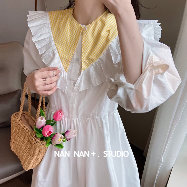 Fresco doce estilo japonês pequeno xale feminino babados colar falso Retro temperamento literário boneca colar colete ex
