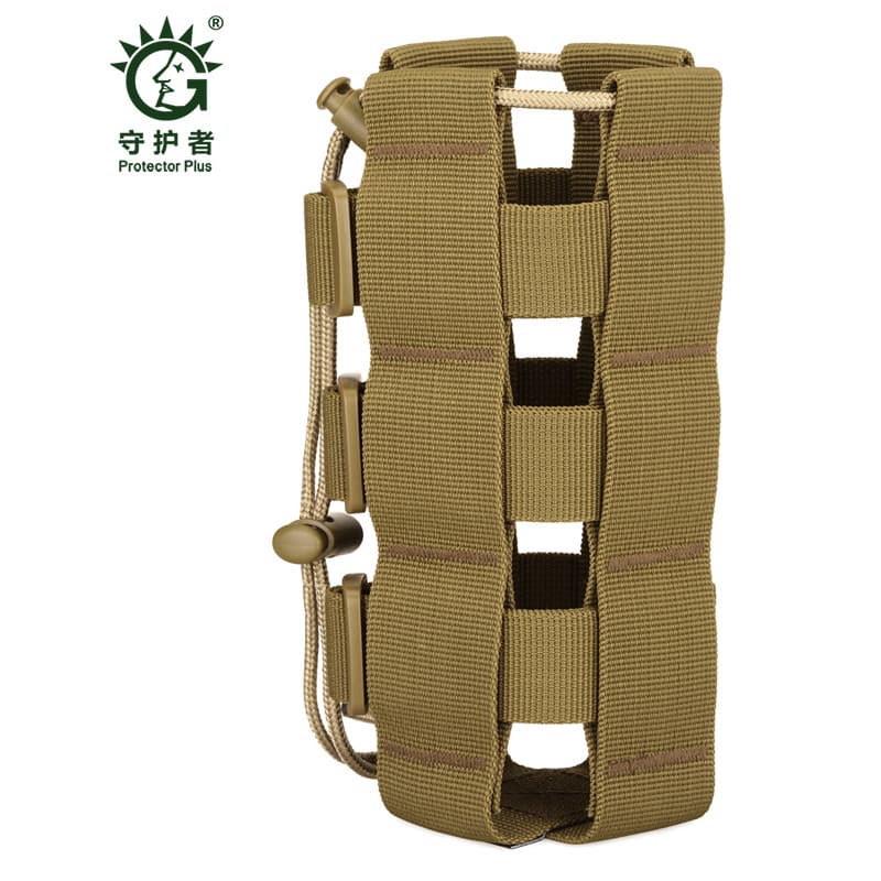 Guardian tático garrafa de água capa diâmetro ajustável 6-10cm copo térmico capa ciclismo ao ar livre copo água capa ace