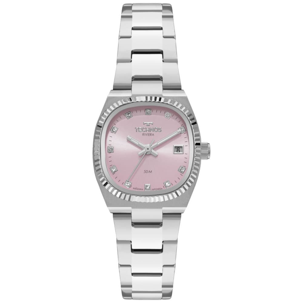 Relógio Technos Feminino Riviera Prata - GL12AA/1J
