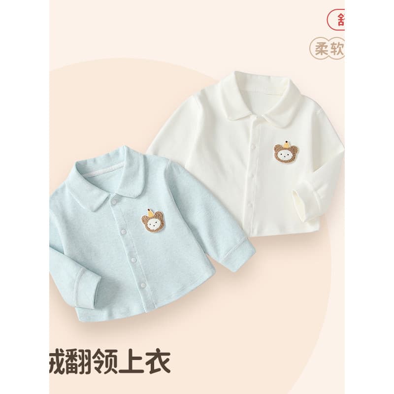 Bebê manga comprida camiseta 2025 primavera outono roupas do bebê dos desenhos animados puro algodão topo outono inverno