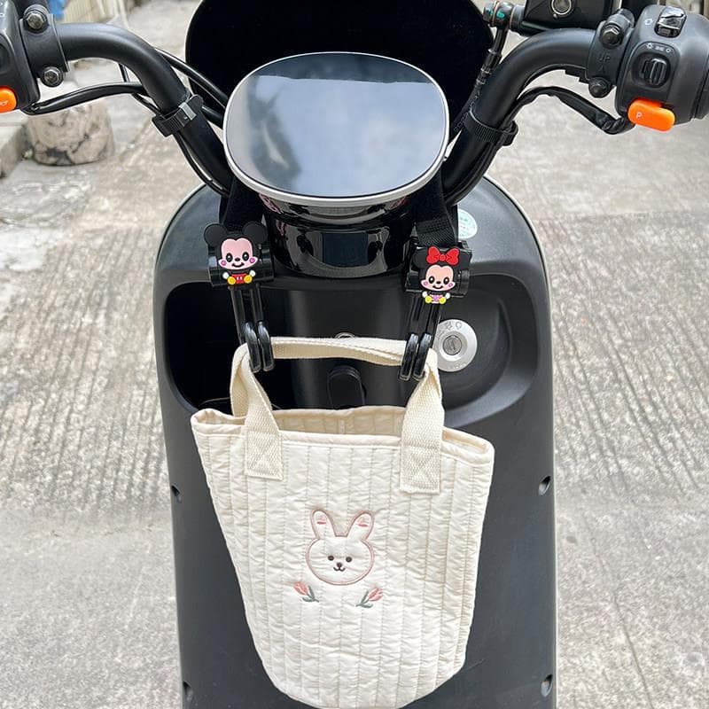 Gancho dianteiro Universal para veículo elétrico, gancho para entrega de motocicleta, carrinho de bebê, capacete de segu
