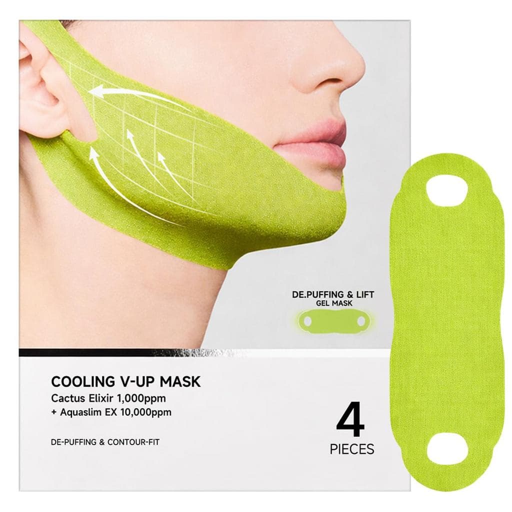 V-Line Lifting, Faixa de Colágeno Cactox para Lifting de Queixo Duplo, para Linha do Maxilar Flácida e Inchaço Facial, M