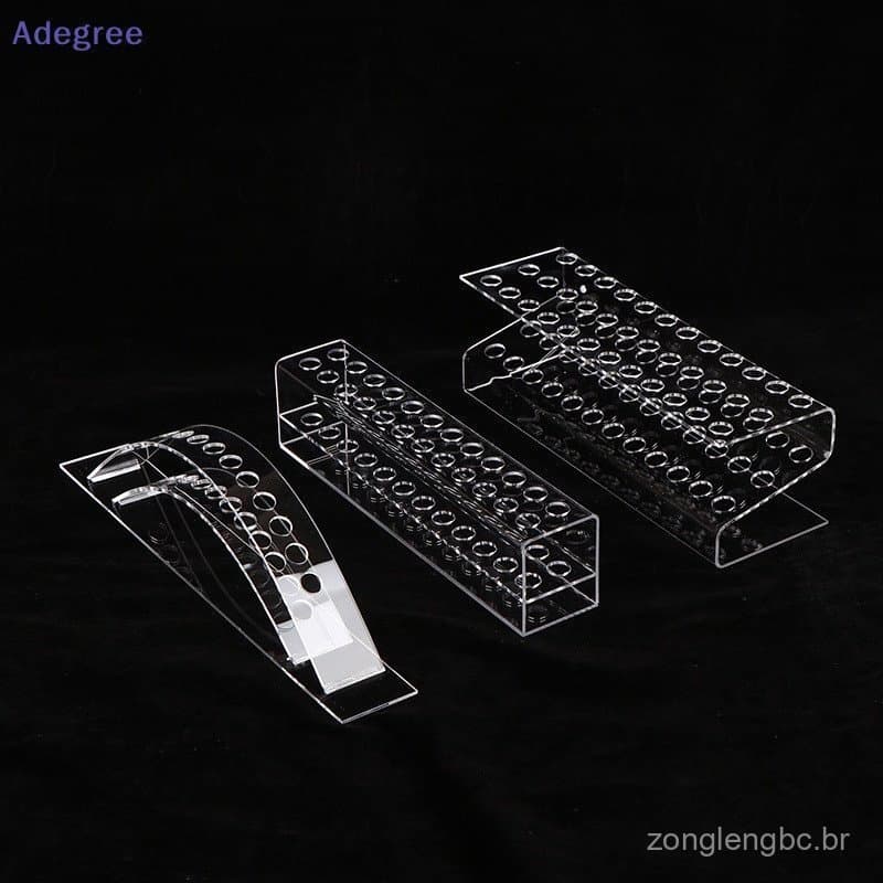 Adegree Suporte Para Escova De Sobrancelhas Cílios Pinça De Armazenamento Beleza Acrílica Ferramentas De Maquiagem Eyela