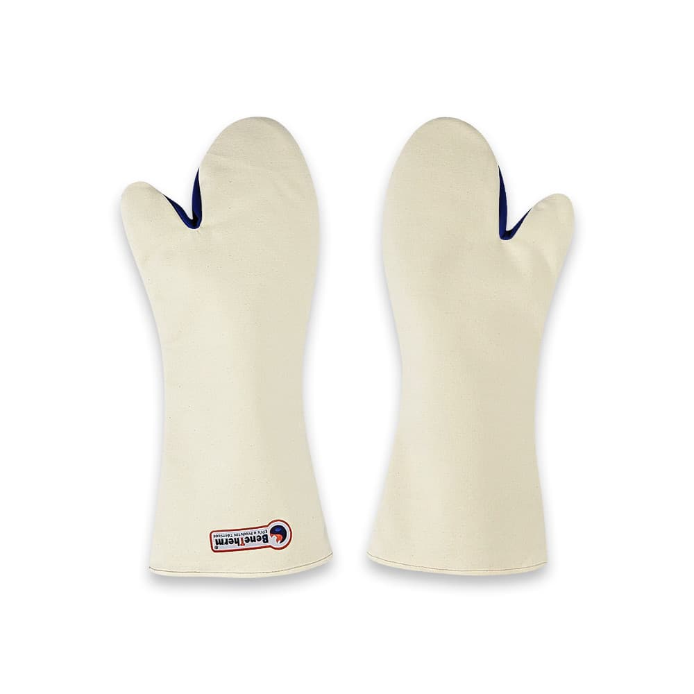 Luva Térmica 2 Dedos Branca ThermUp Benetherm Proteção Contra Calor Cozinha Profissional Industria Epi CA39334 Segurança