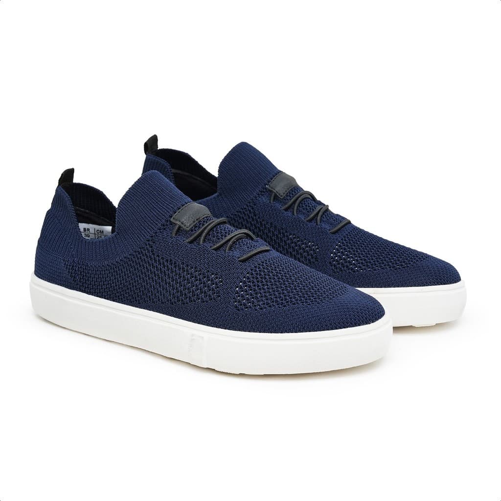 Sapatenis Tênis Casual Masculino Malha Respirável Ideal para Dia a Dia Trabalho