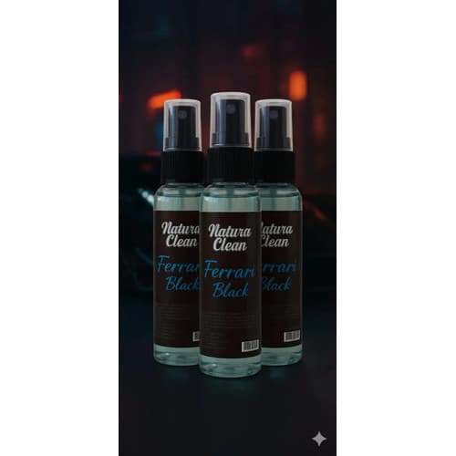 Kit C/ 3 Aromatizante Automotivo/ambiente Ferrari Black 60ml