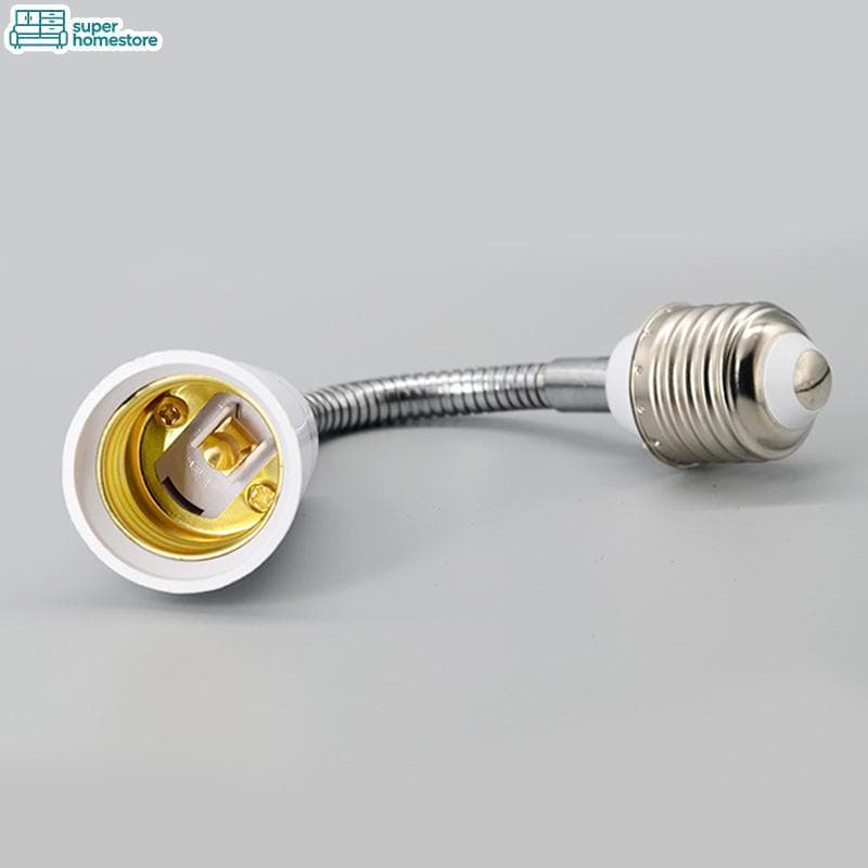 Extensor De Base De Lâmpada SUPER E27 Para E27 , Conversor De Suporte De 180mm E27-Adaptador Retardador De Chama