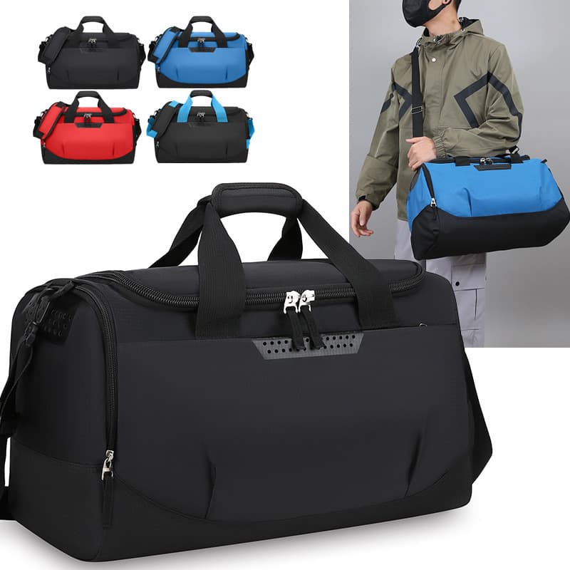 Bolsa de ginástica impermeável, bolsa de natação, viagem, esportes, portátil, grande capacidade de 36-55L, bolsa de giná