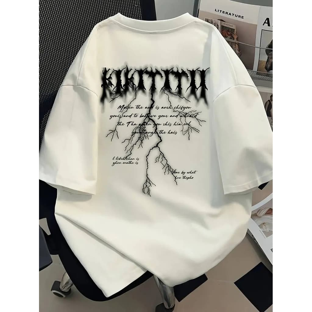 Camiseta Masculina Oversized Streetwear Estampada Lançamento