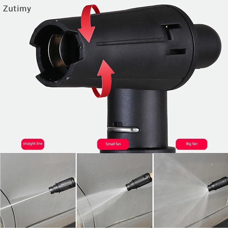 [Zutimy] Bocal Giratório De 360 Graus Para Água De Alta Pressão Pode Ser Ventilado Ou Jato De Reto Lavagem De Carro COD