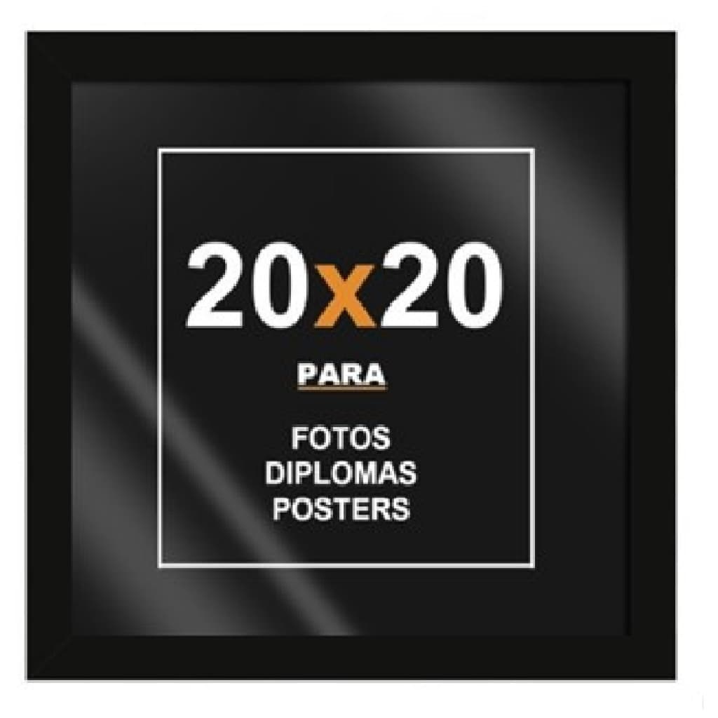 Kit 5 Quadros Decorativos 20x20 cm – Com Vidro ou Acetato, Acabamento Premium e Suporte para Mesa