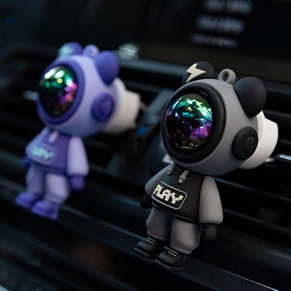 pw DREAMHOME Clipe de Perfume para Saída de Ar do Carro com Tema de Astronauta de Desenho Animado, Acessórios de Fragrân