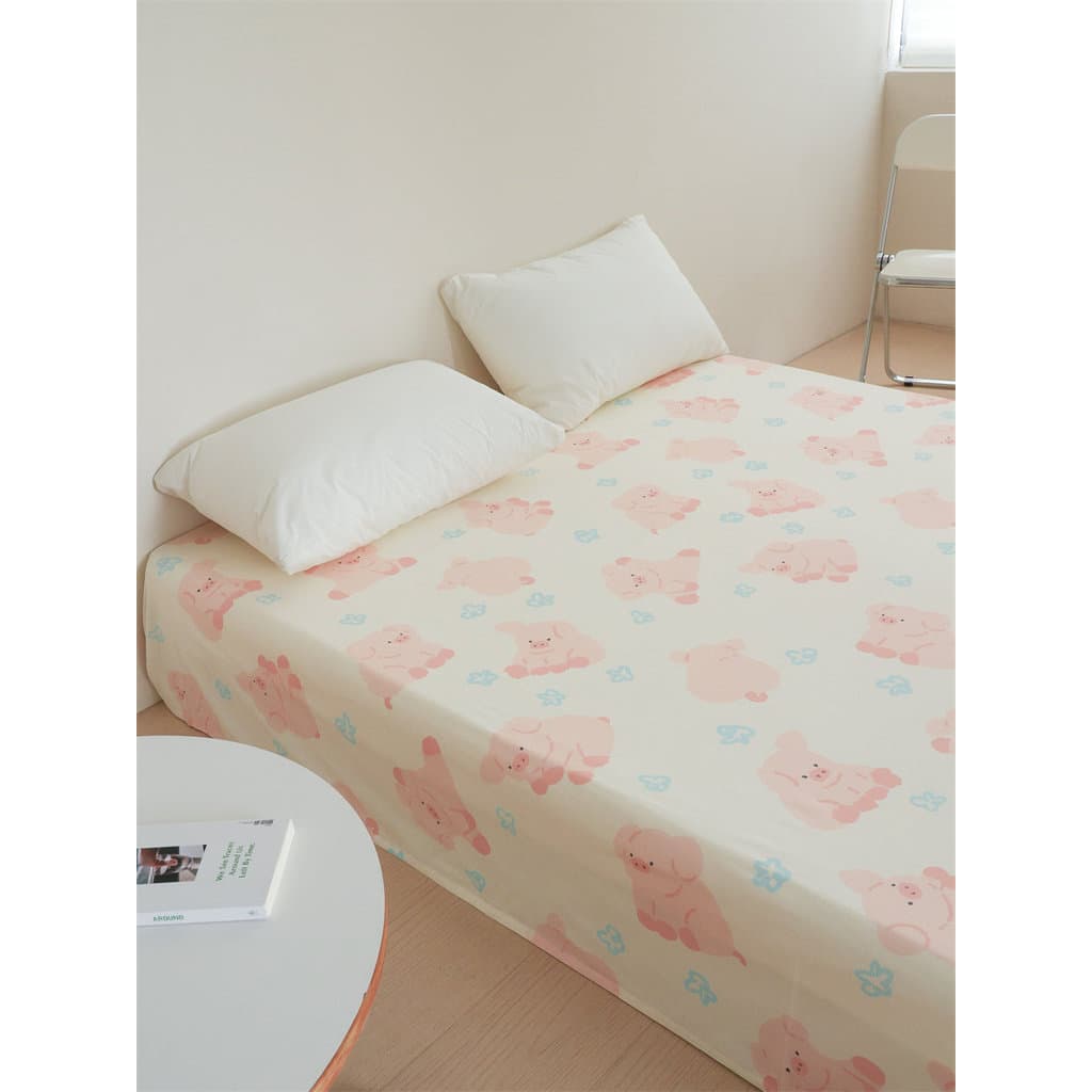 Piglet Mark Design Original lençol de algodão peça única lençol de algodão puro 100 algodão dormitório estudante cama de