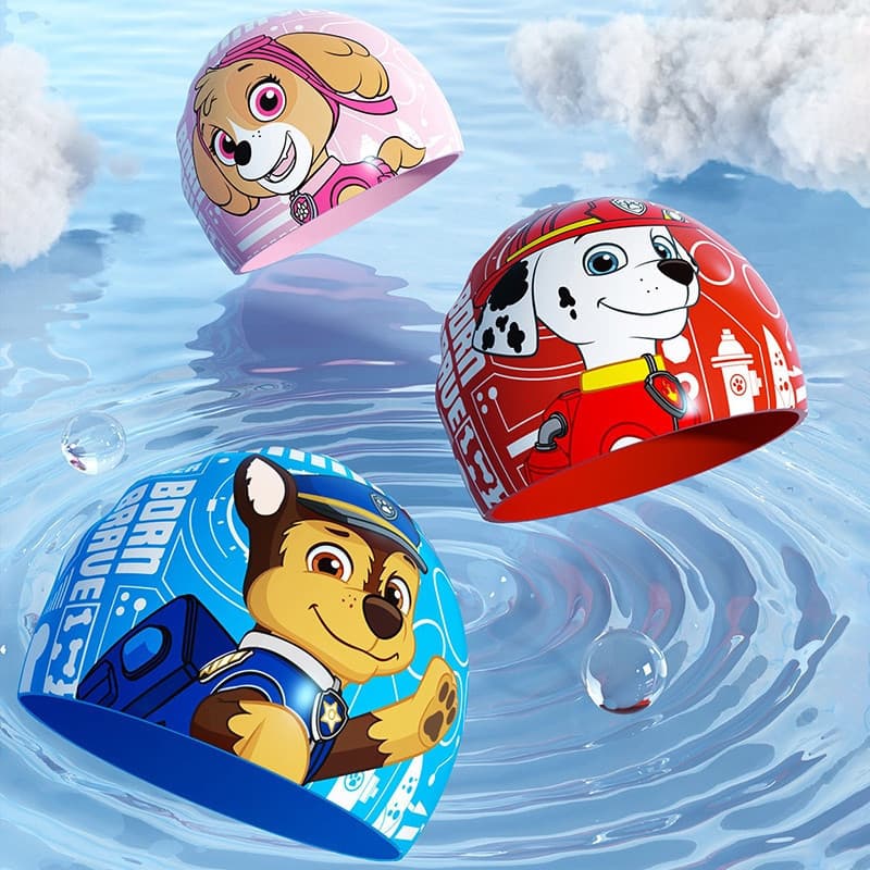 PAW Patrol Touca De Natação Infantil Profissional Meninos E Meninas Impermeável Equipamento Patrulha Canina