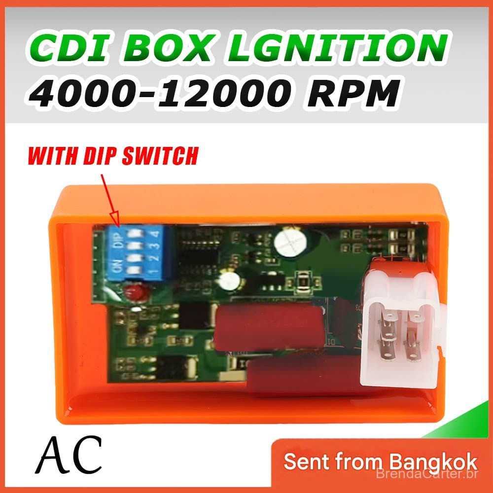 Ignição De Motocicleta Para DY100-AC De 5 Pinos Com Interruptor DIP , Compatível 4000-12000 RPM