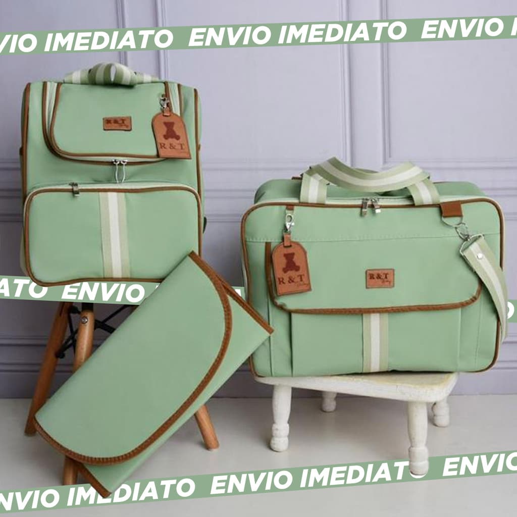 Bolsas Maternidade 2 Em 1 Mala De Bebê Com Mochila Grande E Trocador