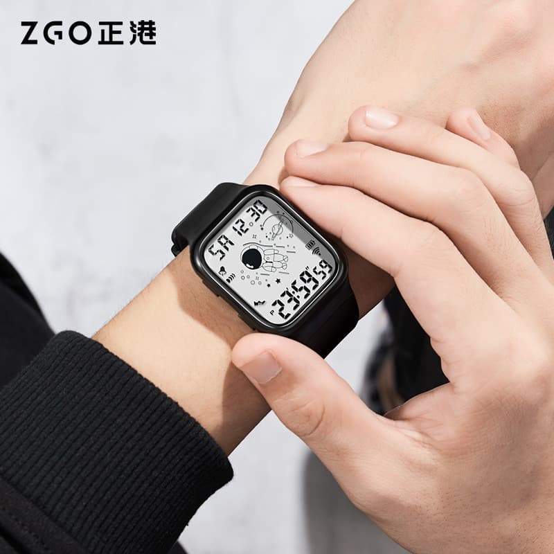 Spaceman astronauta relógio masculino estudante na moda júnior escola secundária ins estilo nicho Design feminino menino
