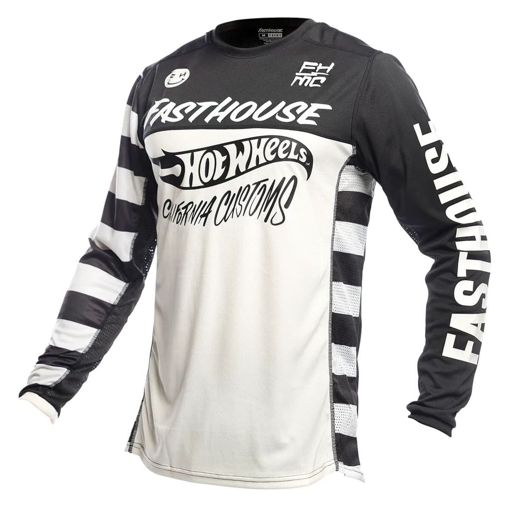 Fasth Grindhouse Hot Wheels Jersey Motocross Ciclismo Respirável Manga Longa Camiseta De Motocicleta Para Homens MTB Dow