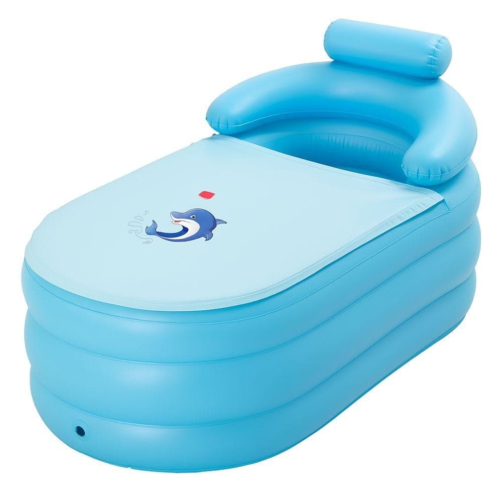 Banheira Inflável Portátil Spa Térmica Banho Gelo Adulto Infantil Ofurô PVC Luxo