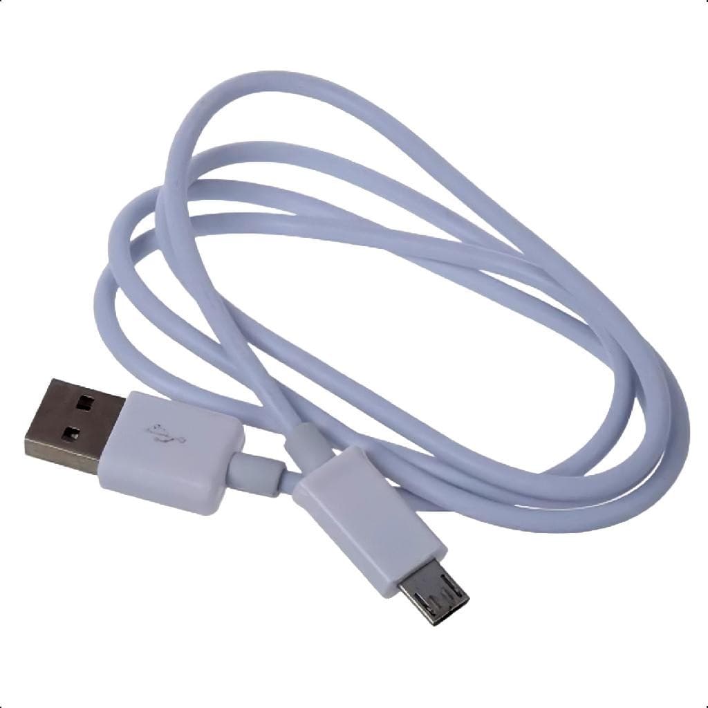 Cabo Micro Usb Samsung Galaxy J8 Sm-j810 Branco Original Nova