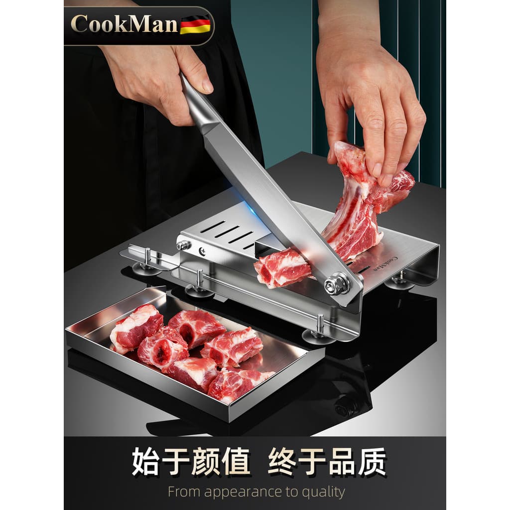 Cortador de osso de aço inoxidável doméstico multifuncional guilhotina comercial costelas de porco carne congelada osso