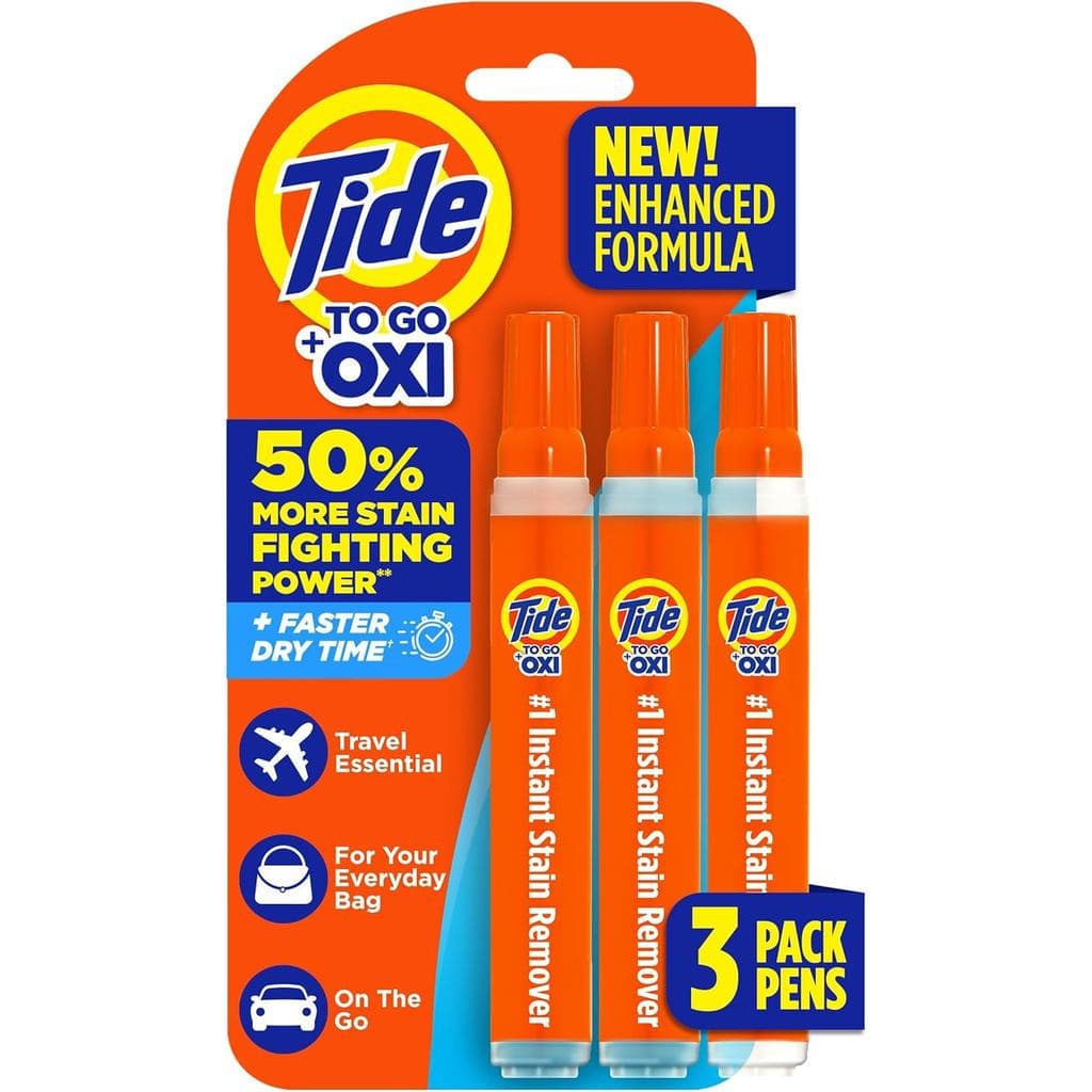 Removedor de Manchas Tide para Roupas, Caneta Tide To Go, Caneta Removedora de Manchas Instantânea e Limpador de Manchas