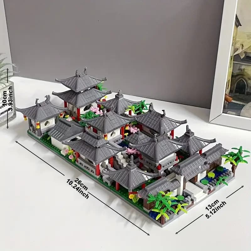 Suzhou Gardens Building Block Bricks Toy Assembly Particle Children Development Education Collection Brinquedos Quebra-C