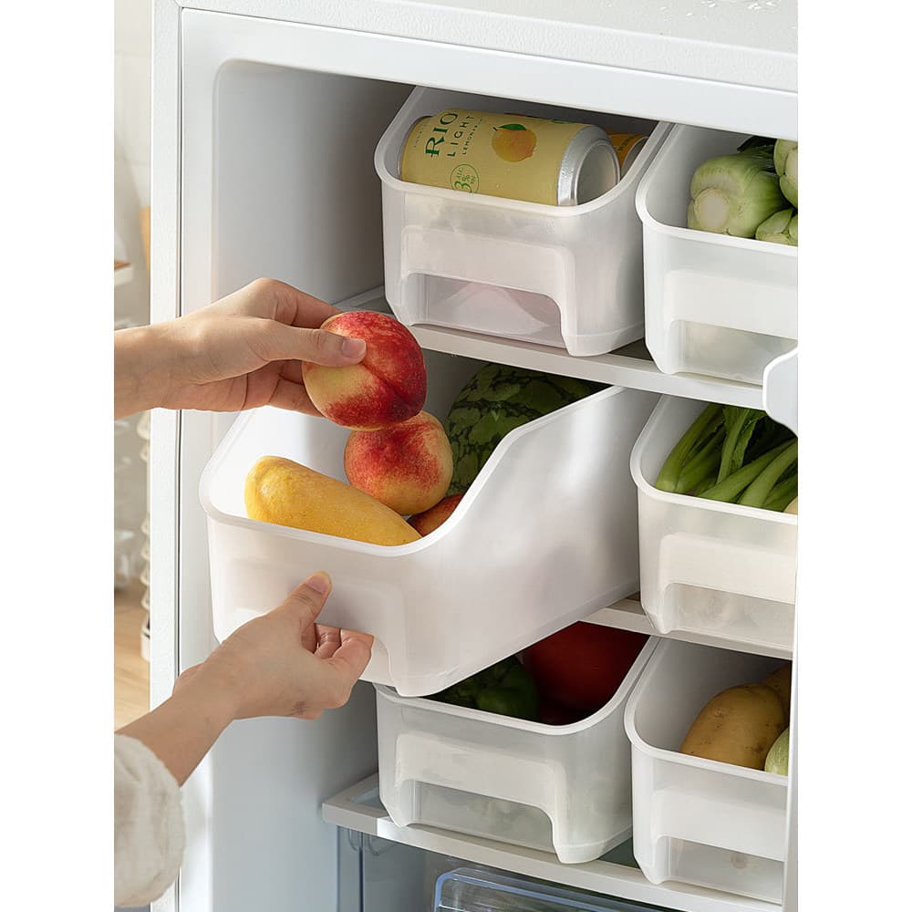 Geladeira doméstica sem tampa tipo gaveta lanche brinquedo vegetal ovo frutas armazenamento fresco-mantendo caixa de arm