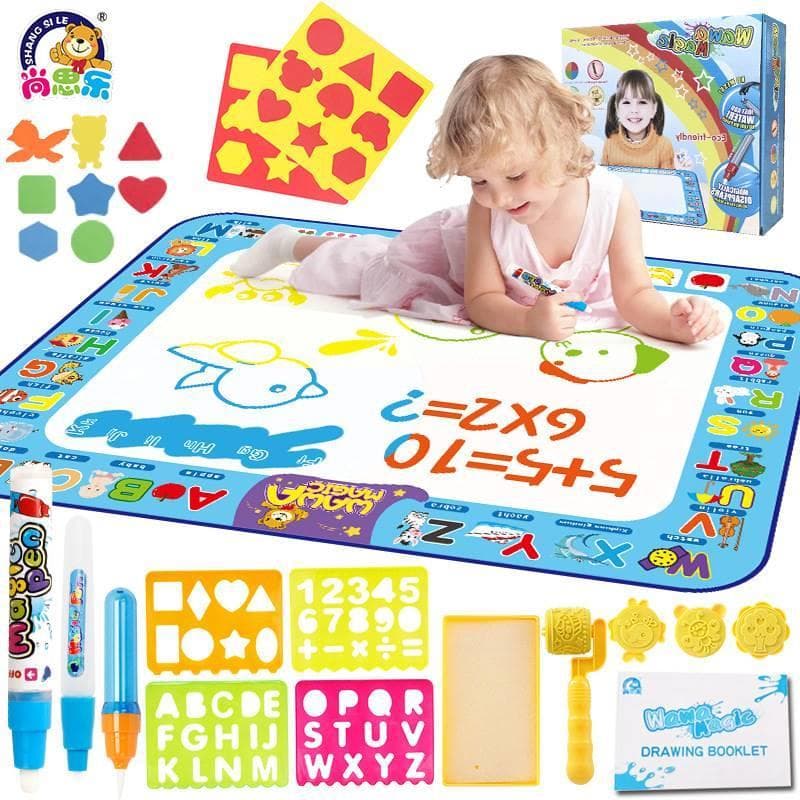 Crianças lona de água Oversized Graffiti cobertor pintura cobertor água escrita mágica água cor mágica água lona brinque