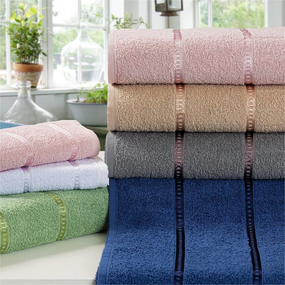 Toalha de Rosto Felpuda Jacquard Reistin 385g/m² - Quartzo