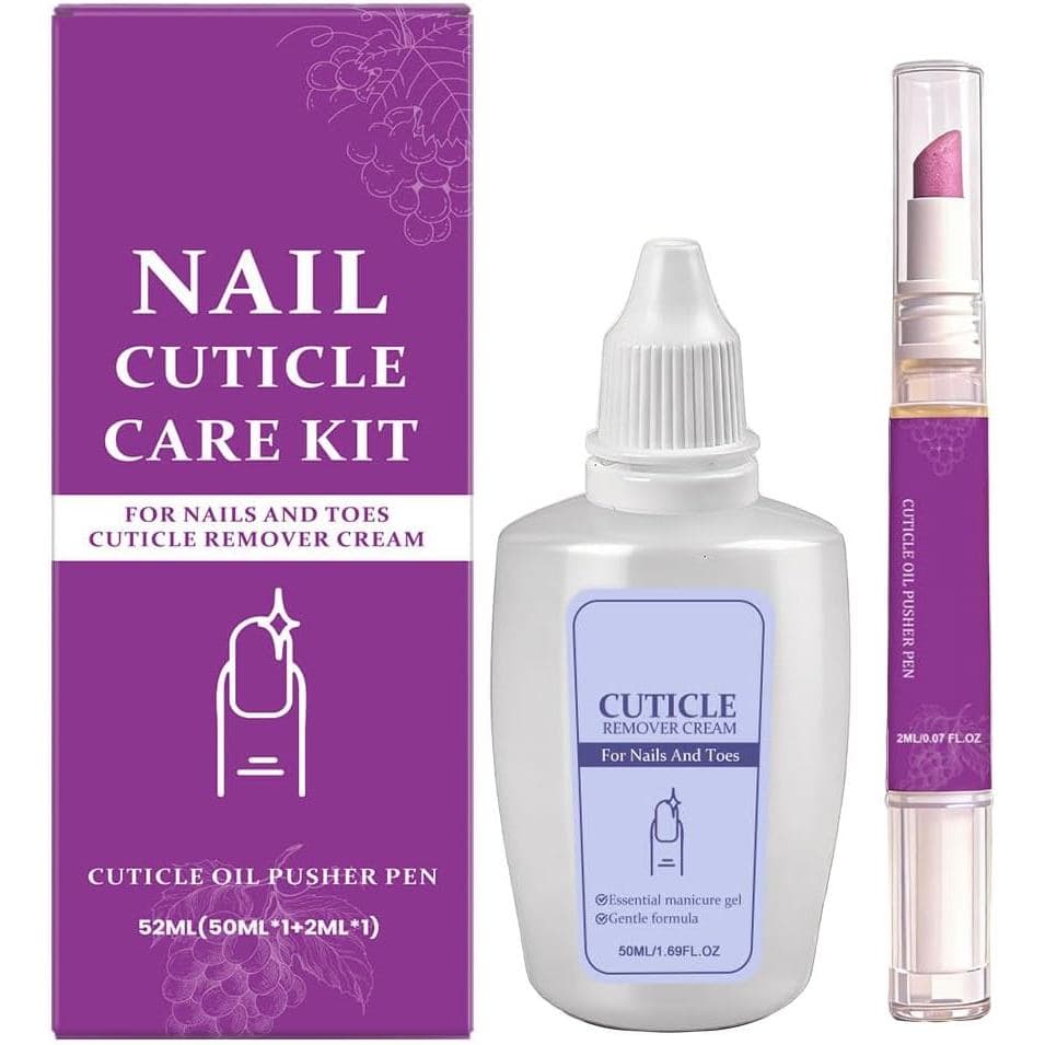 Sassytip Empurrador de Cutículas de Cerâmica e Caneta de Óleo, Removedor de Cutículas e Caneta de Óleo para Unhas, Remov