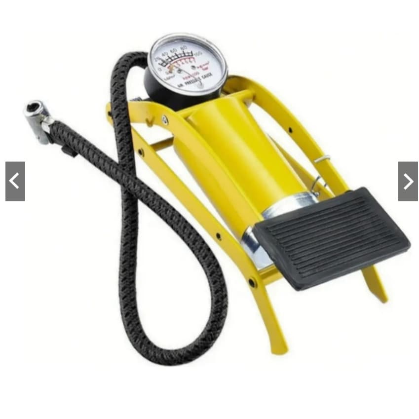 BOM-8801Bomba De Ar Com Pedal Alta Pressão Para Encher Pneu Moto Bike