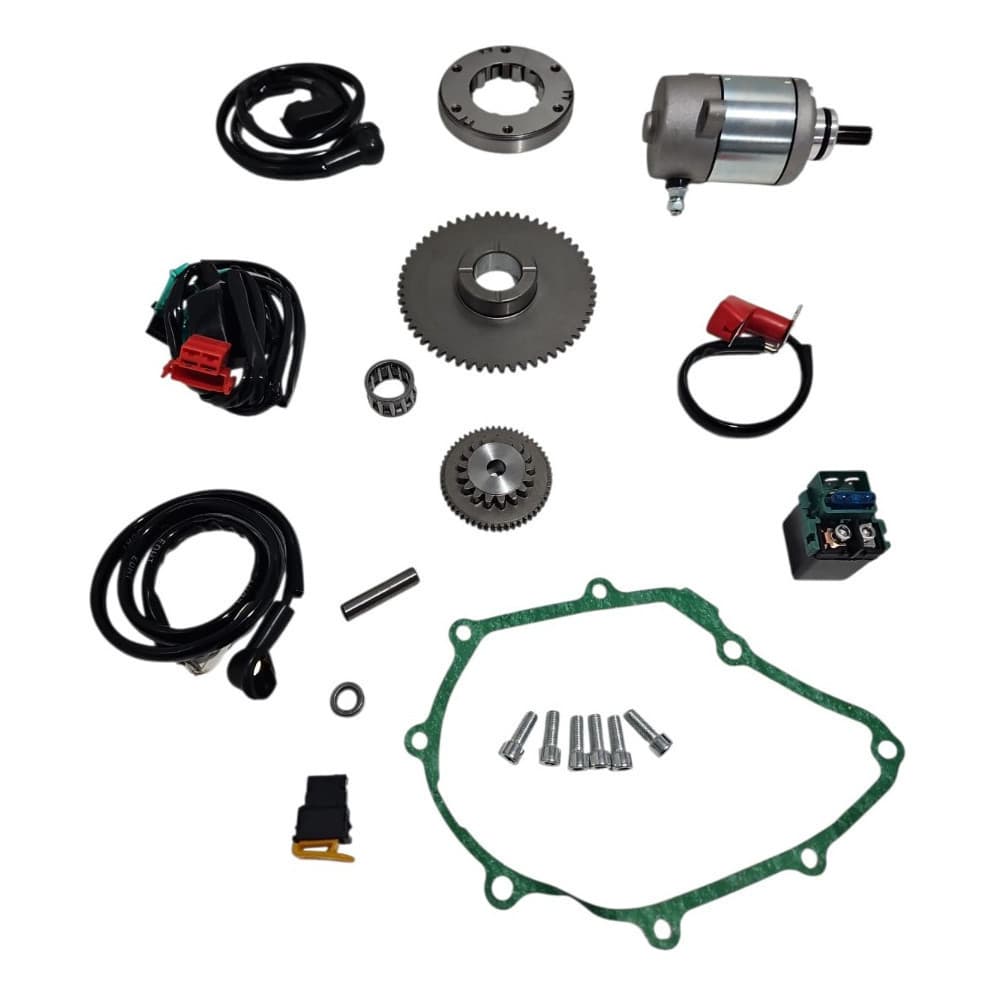 Kit De Partida Eletrica Honda Biz 125 2006-2010 Sem Magneto