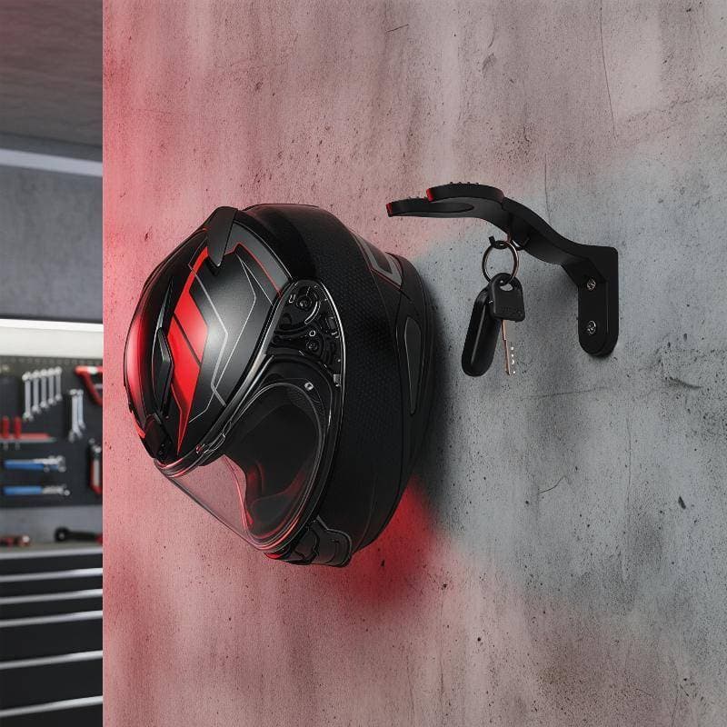 4 Pçs Montagem Na Parede Capacete Da Motocicleta Gancho Ras Economia De Espaço Suporte De Armazenamento Durável Para Gar