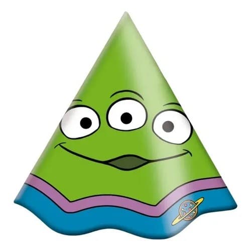 Chapéu De Festa Toy Story 5 Alien Para Comemorações Verde